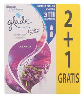 Zapasowy odświeżacz powietrza z lawendą One Touch 3 sztuki