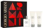Woda toaletowa Acqua di Gio Set + żel pod prysznic + po goleniu