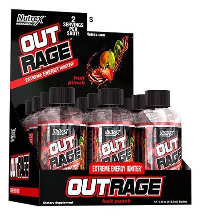 Out Rage Shots 12 x 118 ml