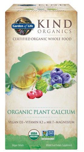 Mykind Organics Roślinne Wegetariańskie Kapsułki Wapniowe