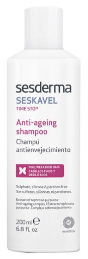 Seskavel Time Stop Champ&uacute; Antienvejecimiento 200 ml