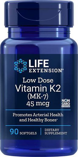 Witamina K2 MK-7 w niskiej dawce 45 mcg 90 pereł