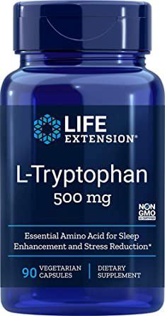 L-tryptofan 500 mg 90 kapsułek warzywnych