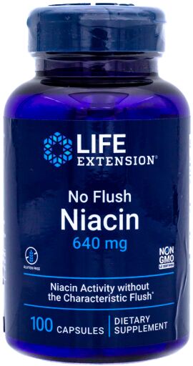 No Flush Niacyna 640 mg 100 kapsułek