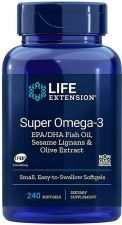 Olej rybny Omega 3 Epa Dha, lignany sezamowe, ekstrakt z oliwek, kryl i astaksantyna 240 pereł