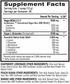 Naturalne Wegańskie Bcaa + Glutamina Lemoniada Malinowa 270 g