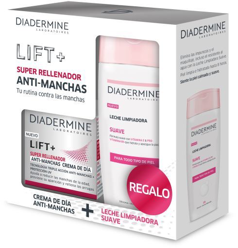 Diadermine Pack Lift + Anti-Stain + Mleczko oczyszczające