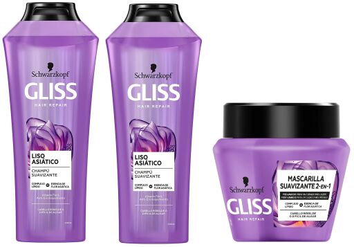 Gliss Smooth Asian Zestaw 3 sztuki
