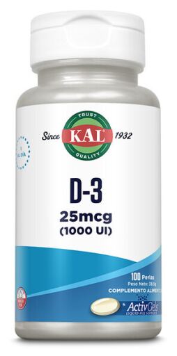 Witamina D3 1000IU 100 perełek