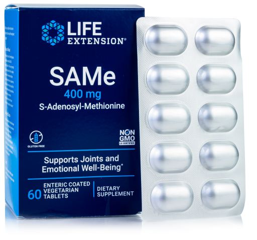 SAMe 400 mg 60 tabletek z polewą dojelitową
