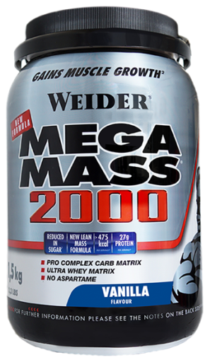 Weider Mega Mass 2000 Smak waniliowy 1 5 kg