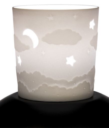 Żagl&oacute;wka Biała Porcelana Universe 11x 8 cm