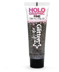 Holo Graphic Fine Glitter Gel Silver
