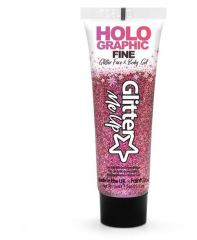 Holo Graphic Fine Glitter Gel Silver