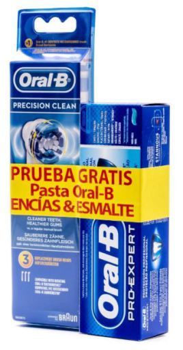 Wymiana szczotek elektrycznych Precision Clean 3 sztuki