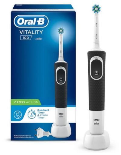 Szczoteczka elektryczna Vitality 100 Cross Action Czarna