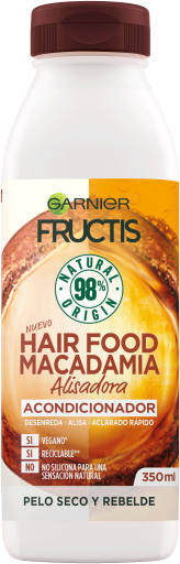 Fructis Hair Food Macadamia Odżywka prostująca 350 ml