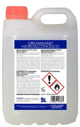 Hydroalkoholowy żel do dezynfekcji rąk 5L