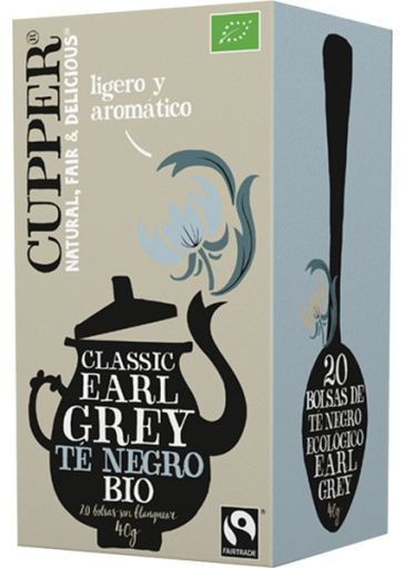 Cupper Czarna herbata Earl Grey Bio 20 torebek