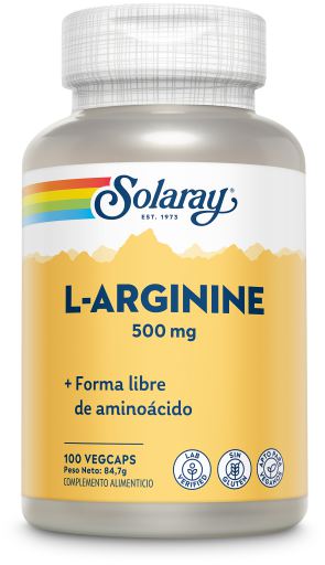 L-arginina 500 mg 100 kapsułek warzywnych