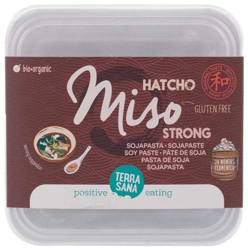 Terrasana Hatcho Miso Strong Niepasteryzowana pasta sojowa
