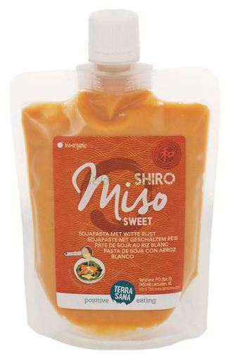 Terrasana Shiro Miso Słodka Pasta Sojowa w Torbie z Nakrętką