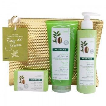 Fleur De Yuzu Gel 200 ml + Mleko C 200 ml + Mydło 100gr + Kosmetyczka