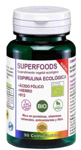 Robis Eco Spirulina + Bio Kwas Foliowy 90 Tabletek