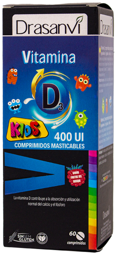 Witamina D3 400 IU dzieci 60 tabletek do żucia