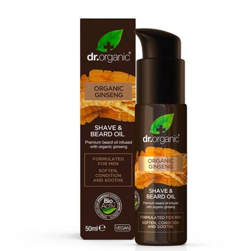 Organiczny olejek do brody i golenia z żeń-szenia 50 ml