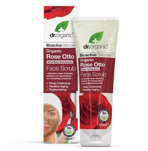 Dr. Organic Peeling do twarzy Rose Otto 125 ml