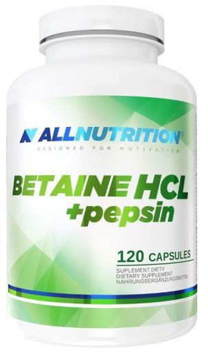 Betaina HCL + Pepsyna 120 kapsułek