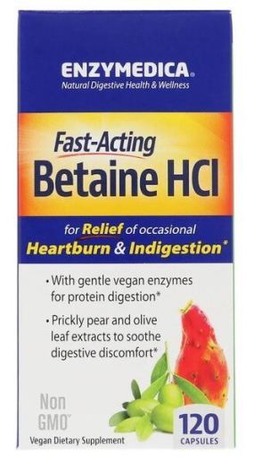 Betaina HCL 120 kapsułek
