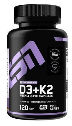 Witamina D3+K2 120 kapsułek