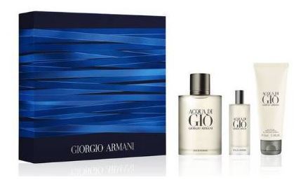 Woda Acqua di Gio homme 100 ml + woda 15 ml + żel pod prysznic 75 ml