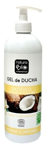 Organiczny żel pod prysznic z egzotycznej wanilii i kokosa 740 ml