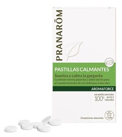 Aromaforce pastylki do ssania na gardło 21 pastylek