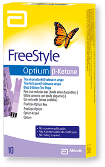 Optium B-keton Paski testowe ketonowe 8 pasków