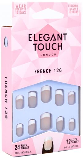 Elegant Touch French Pink 106 False Nails 24 sztuki