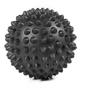 Piłka do masażu z kolcami 9 cm czarna