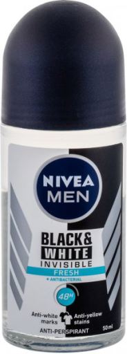 Invisible For Black &amp; White Fresh 48-godzinny dezodorant w rolce 50 ml