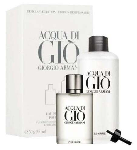 Zestaw Acqua di Giò woda toaletowa 200 ml + woda toaletowa 50 ml