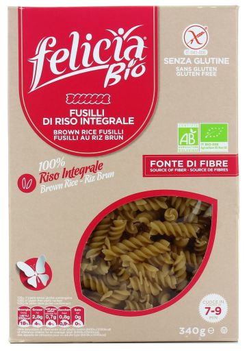 Felicia Bio Makaron Fusilli Riso Integrale 340 gr