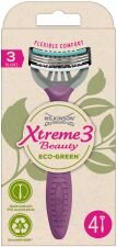Golarka Xtreme 3 Eco green Woman 4 sztuki