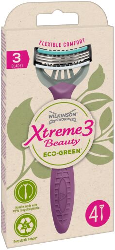 Golarka Xtreme 3 Eco green Woman 4 sztuki