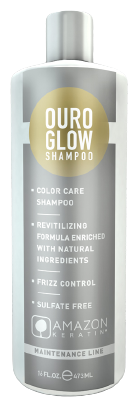 Amazon Keratin Szampon bez soli Ouro Glow 473 ml