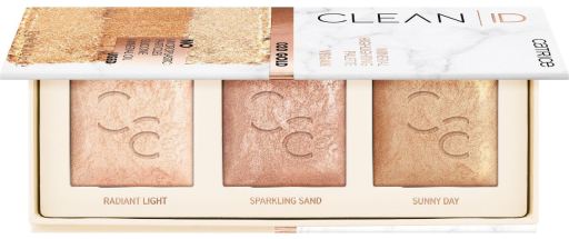 Paleta rozświetlaczy Clean Id Mineral 020 Gold