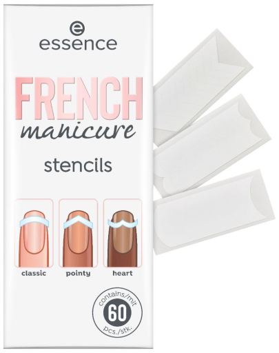 French Manicure Szablony do manicure 01 Walk The Line 60 sztuk