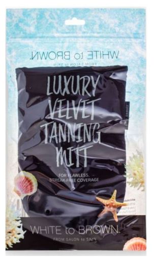 Luksusowa rękawica z aksamitną aplikacją