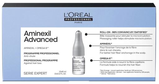 Aminexil Zaawansowane Ampułki Przeciw Wypadaniu Włosów 6 ml
